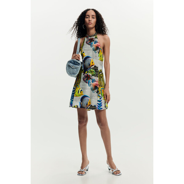 Desigual Sukienka zaprojektowana przez Mr. Christian Lacroix 26SWVWXL1000