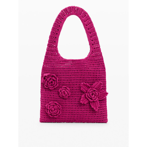 Desigual torebka szydełkowa w kwiaty 26SAXA883002U