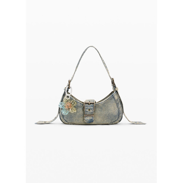 Desigual farbowana denimowa torba 26SAXD474092U