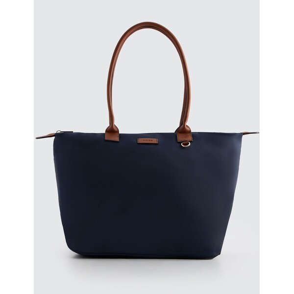 House Materiałowa torba shopper granatowa 415JF-59X