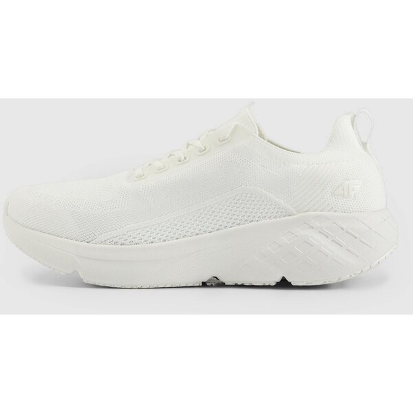 4F Niskie sneakersy sportowe VELOCORE damskie - białe 4FRSS25FSPOF171-10S