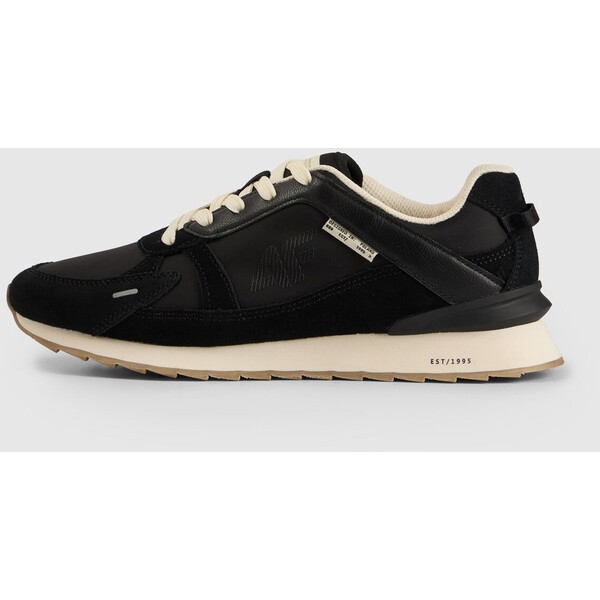 4F Sneakersy 4CITY z elementami zamszowymi damskie - czarne 4FRSS25FSPOF171-20S