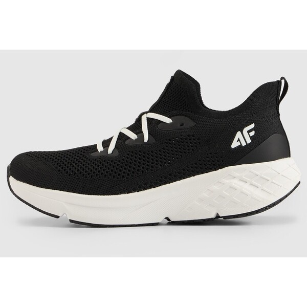 4F Niskie sneakersy wsuwane VELOCORE 2.0 damskie - czarne 4FRSS25FSPOF171-20S