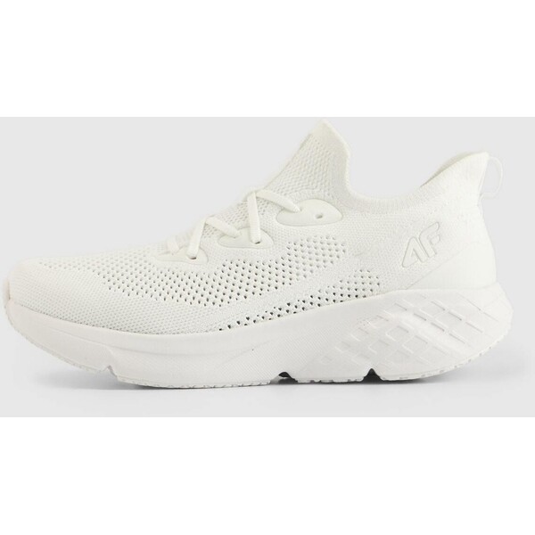 4F Niskie sneakersy wsuwane VELOCORE 2.0 damskie - białe 4FRSS25FSPOF171-10S
