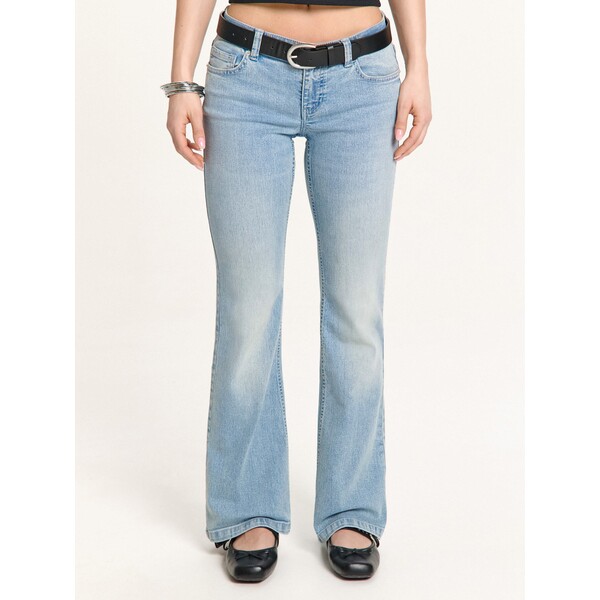 Cropp Jeansy bootcut w stylu vintage 533HX-05J