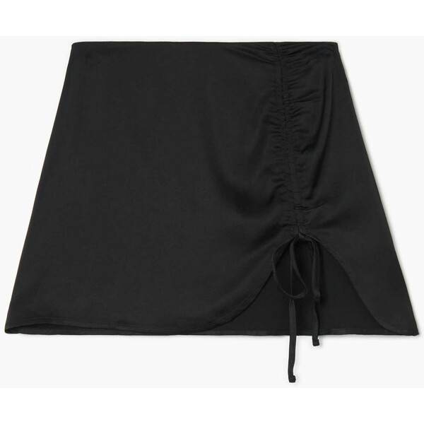 Cropp Czarna spódnica mini z wiskozy 115HX-99X