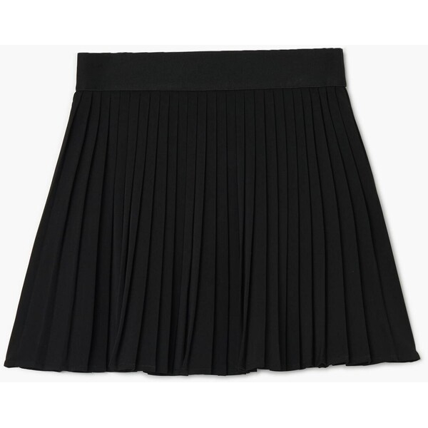 Cropp Plisowana czarna spódnica mini 123HX-99X