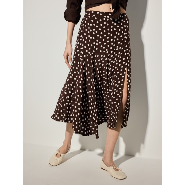 Mohito Spódnica midi w grochy 058IW-89P