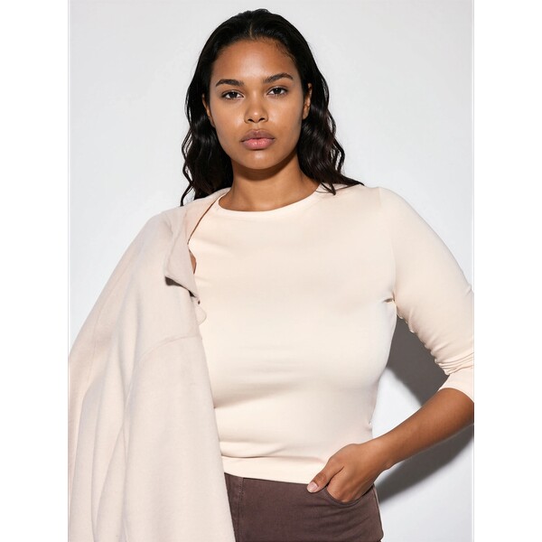 Mohito Longsleeve basic z modalem 874IO-08X