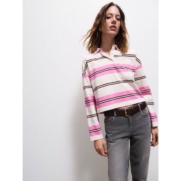 Mohito Longsleeve z kołnierzem polo 943II-02P