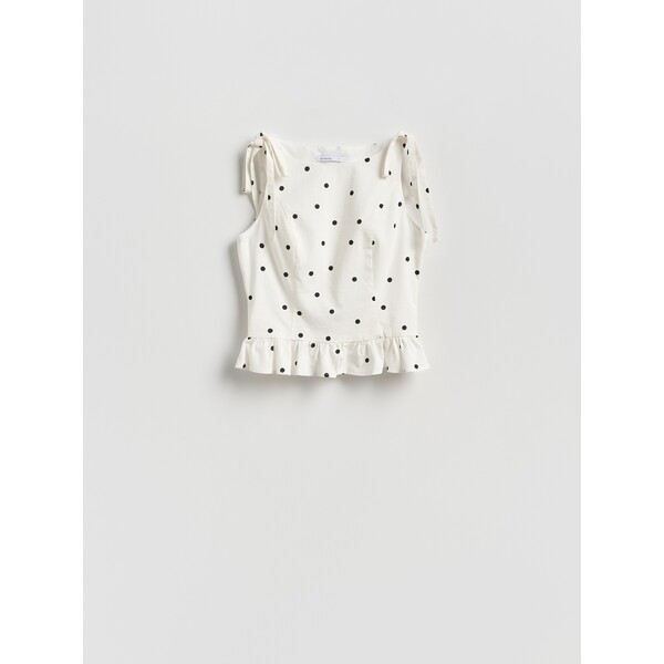 Reserved Top w groszki 832II-00X