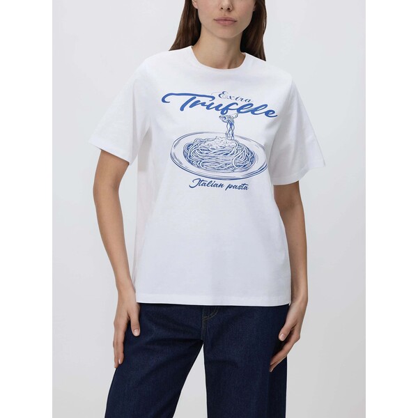 Reserved T-shirt z nadrukiem 080HT-00X
