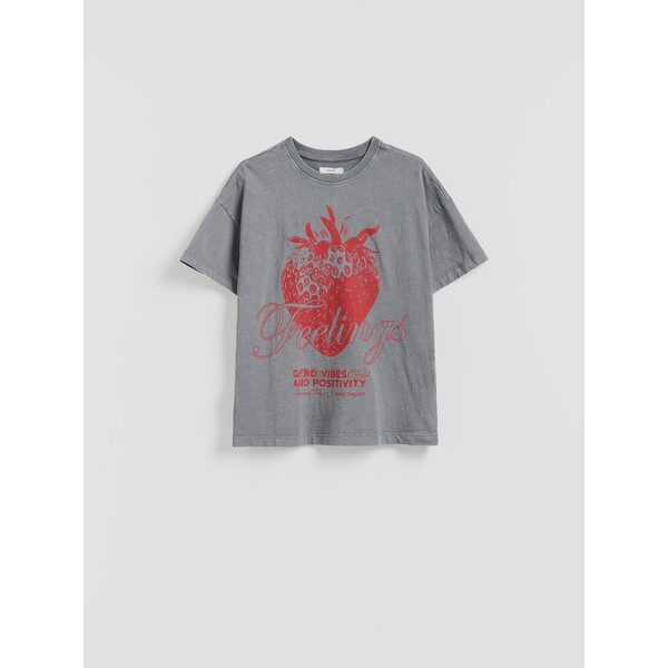 Reserved T-shirt z nadrukiem 276HT-90X