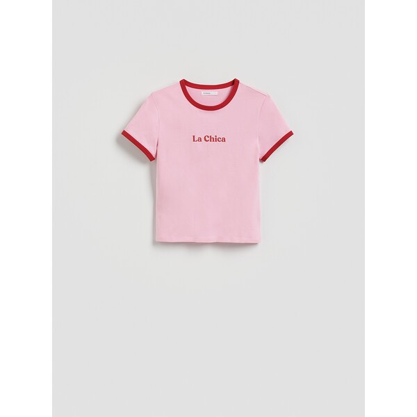 Reserved T-shirt z nadrukiem 413HT-30X