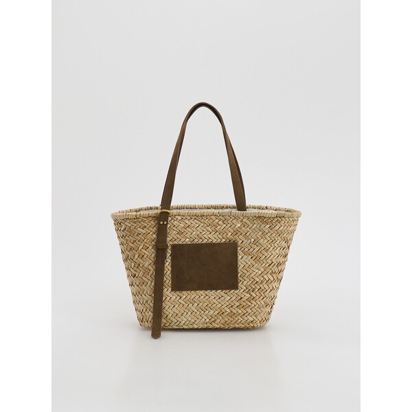 Reserved Pleciona torebka shopper 906CM-88X