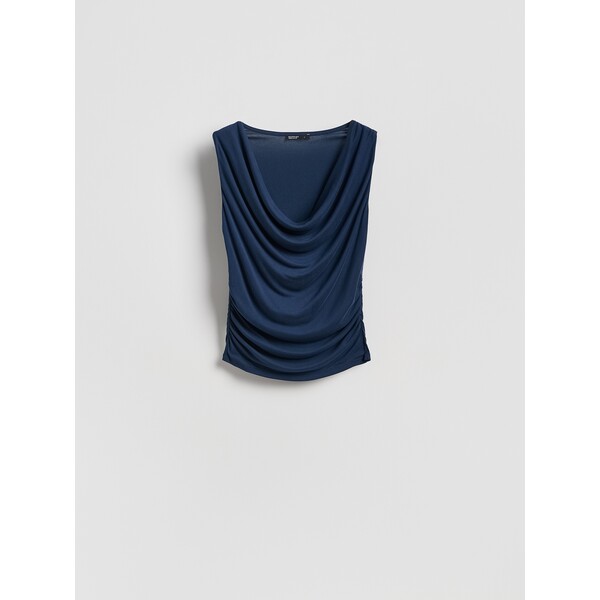 Reserved Drapowana bluzka z modalem 654LD-59X