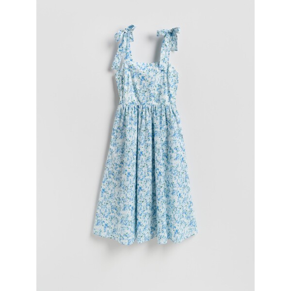 Reserved Sukienka midi w kwiaty 843JH-05X