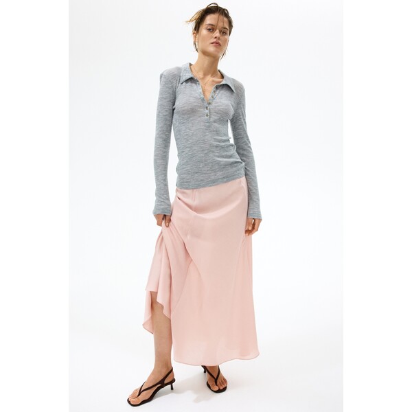 H&M Satynowa spódnica maxi 1334576