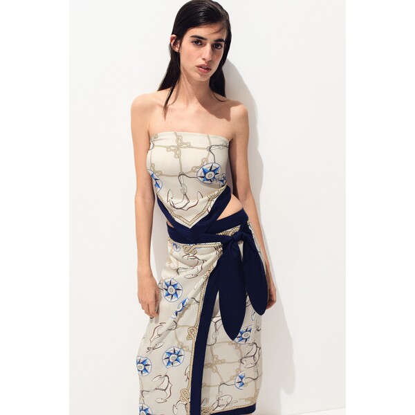 H&M Kopertowa spódnica z lyocellu 1343479