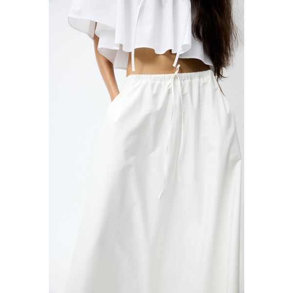 H&M Spódnica maxi z bawełnianej popeliny 1326578