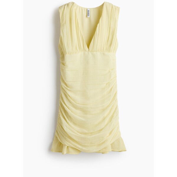 H&M Drapowana sukienka szyfonowa 1348485