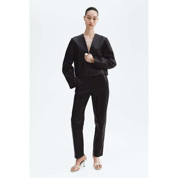 H&M Skórzane spodnie 1334191