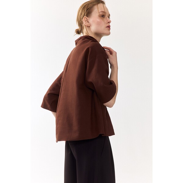 H&M Koszula oversize z domieszką lnu 1307991