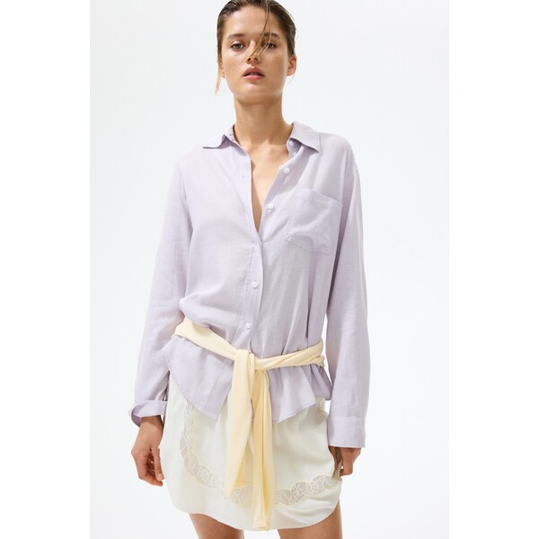 H&M Koszula z domieszką lnu 1213682
