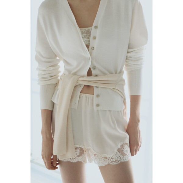 H&M Kardigan w drobny splot 1343405