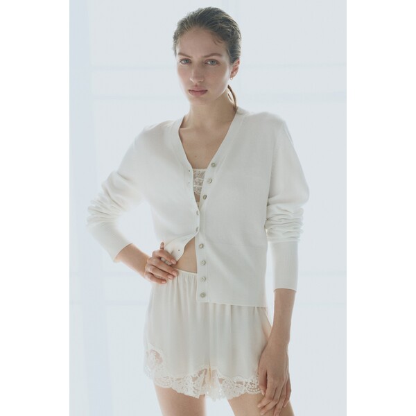 H&M Kardigan w drobny splot 1343405