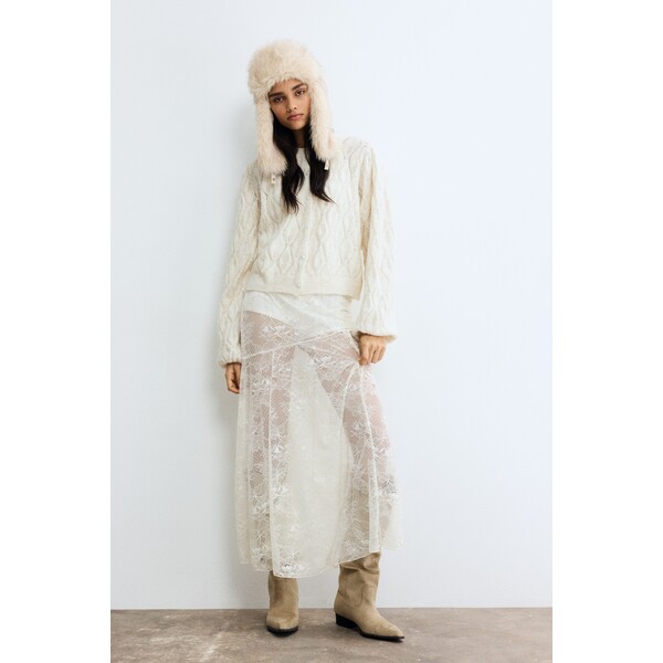 H&M Kardigan w ażurowy wzór 1314875