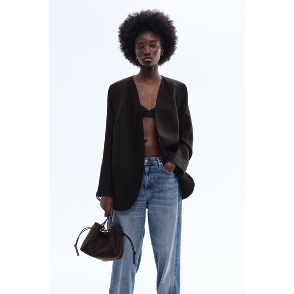 H&M Marynarka bez kołnierza 1324682