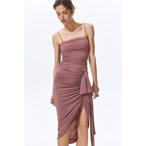 H&M Drapowana spódnica z wiązaniem 1338774
