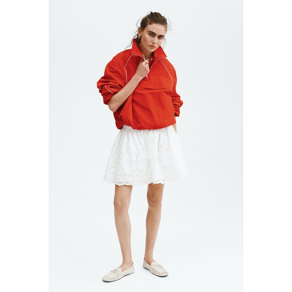H&M Spódnica z haftem angielskim i sznurkiem 1343308