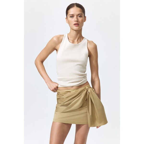 H&M Spódnica z diagonalu z wiązanym detalem 1342232