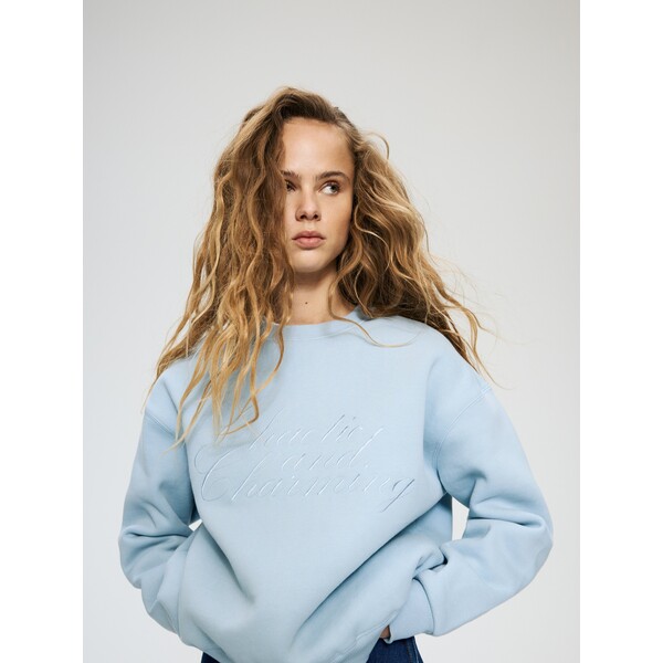 Reserved Bluza z haftem 778HS-07X