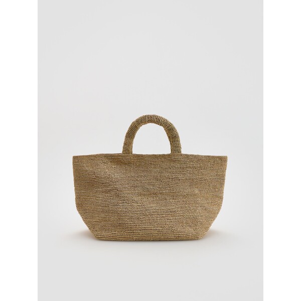 Reserved Torebka handmade z rafii 983CM-08X