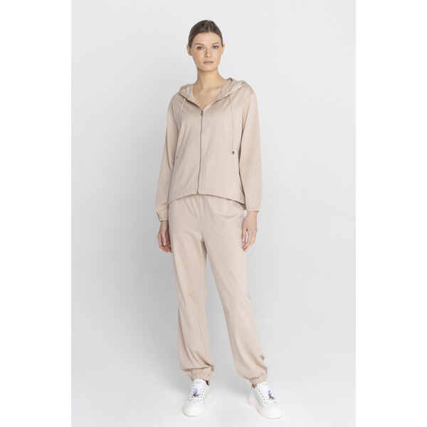 Deni Cler Bluza z kapturem w kolorze beżowym T-DC-W004-F2-10-13-1