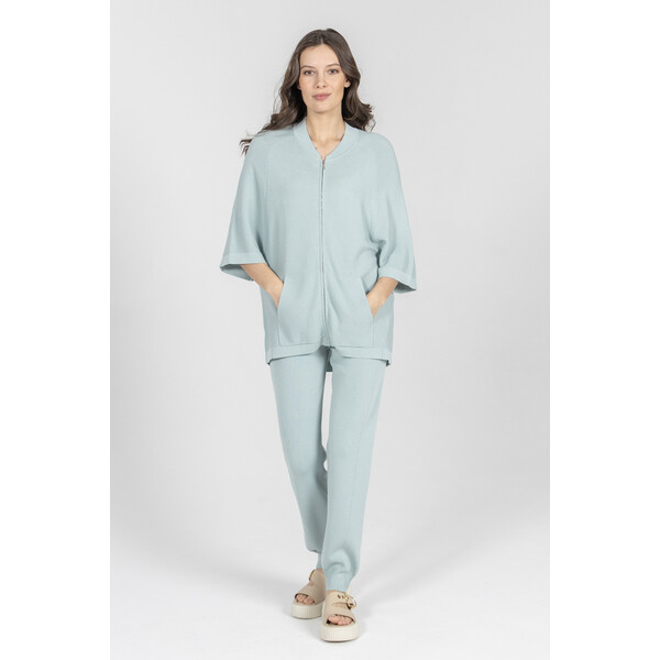 Deni Cler Bluza w kolorze miętowym T-DC-W005-F2-20-43-1