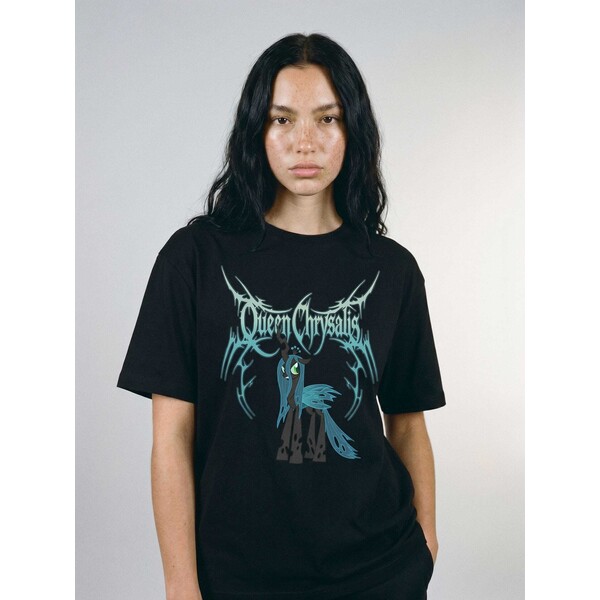House Czarna koszulka UNISEX z nadrukiem Queen Chrysalis My Little Pony 691KW-99X