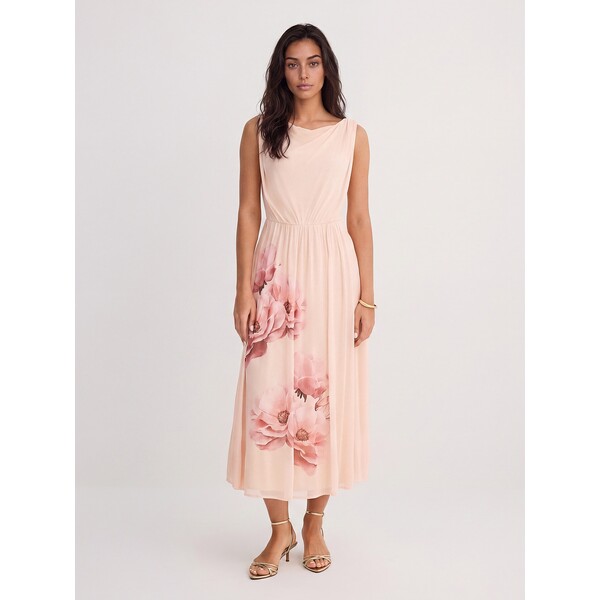 Mohito Sukienka maxi w kwiaty 074GF-02P