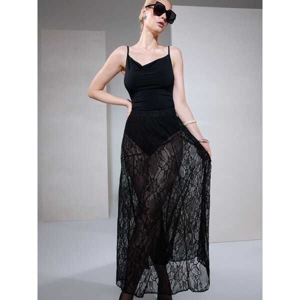 Sinsay Koronkowa spódnica maxi 262GB-99X