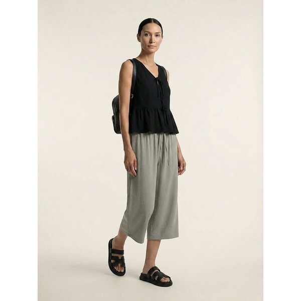 Sinsay Spodnie culotte z kieszeniami 026JJ-79X