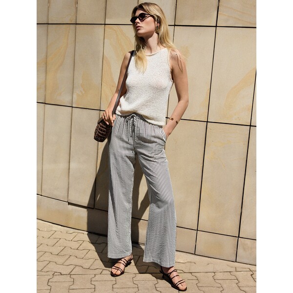 Mohito Spodnie w paski 801KD-89P