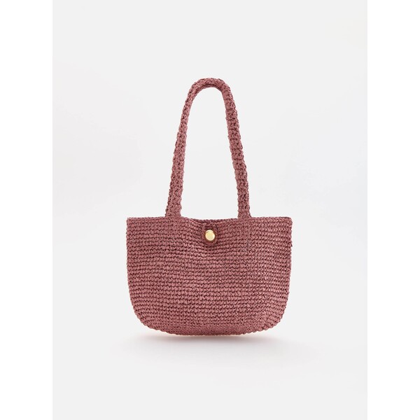 Reserved Pleciona torebka handmade 970CM-39X