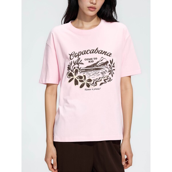 Reserved T-shirt z nadrukiem 417HT-03X