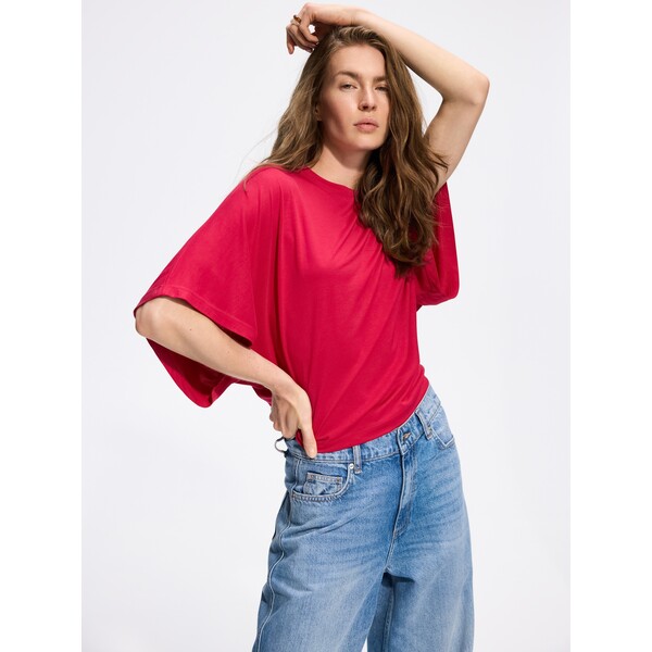 Reserved T-shirt z modalem 706LD-33X