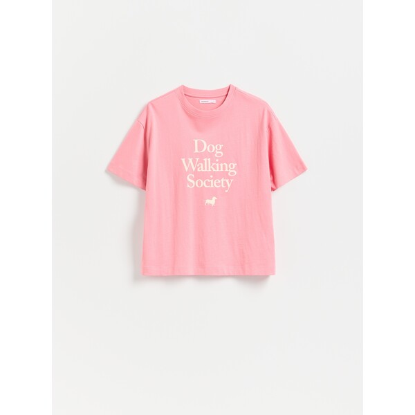 Reserved T-shirt z nadrukiem 183KF-03X