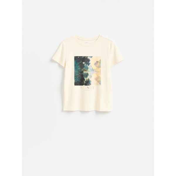 Reserved T-shirt z nadrukiem 133KF-02X