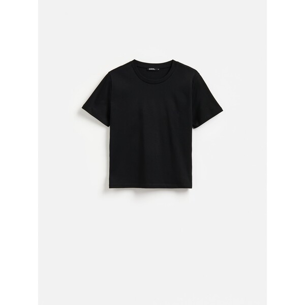 Reserved T-shirt z bawełny merceryzowanej 704LD-99X